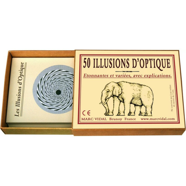 Boite de 50 illusions d'optique