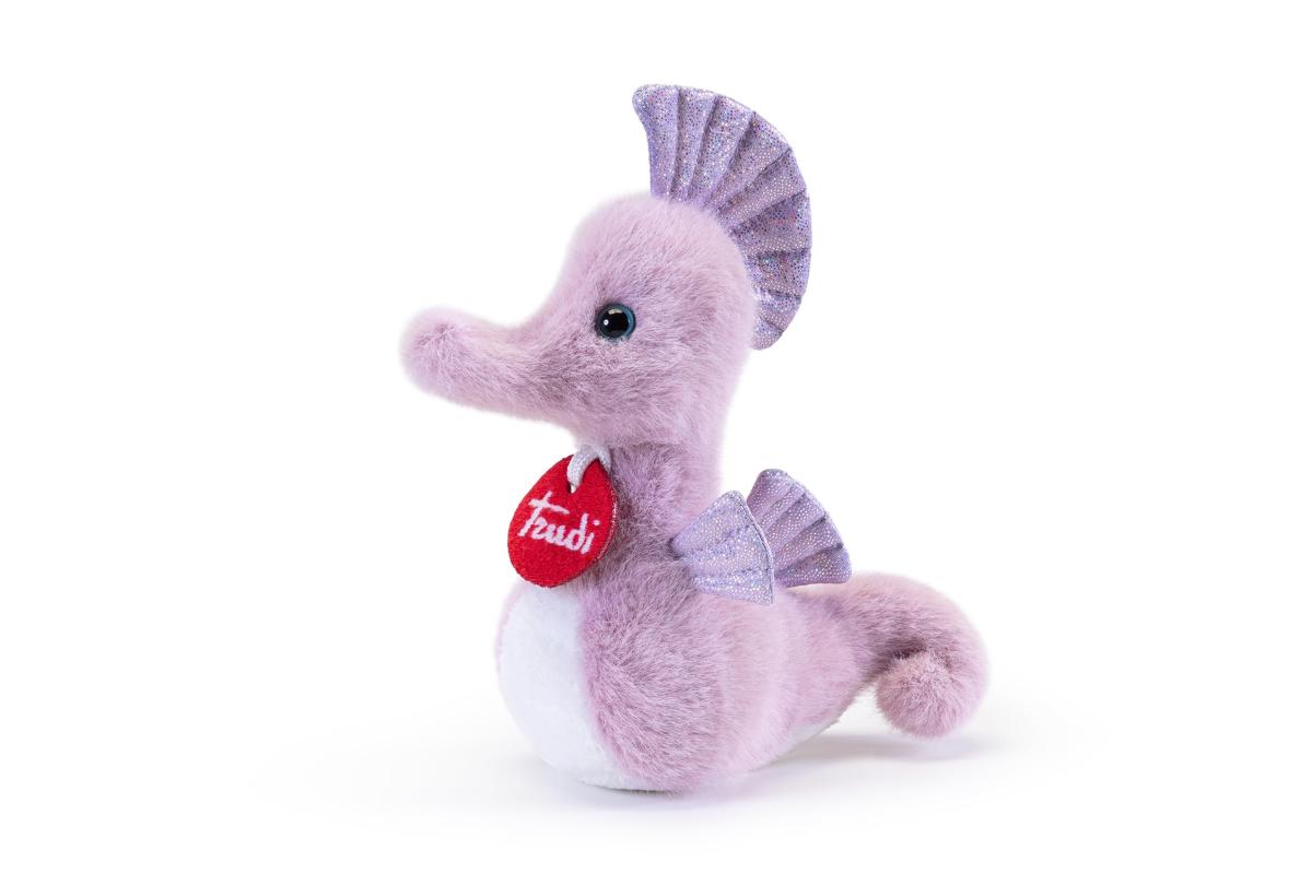 Trudi - Peluche Hippocampe rose