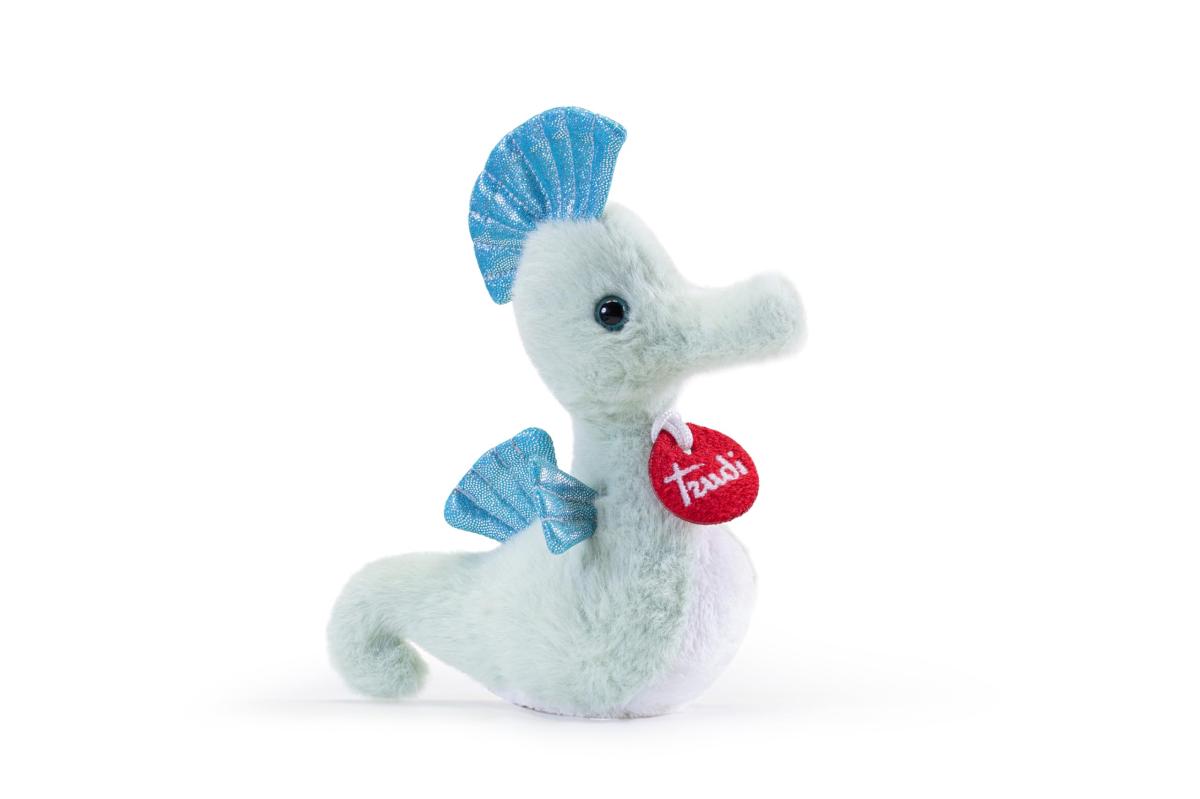 Trudi - Peluche Hippocampe vert