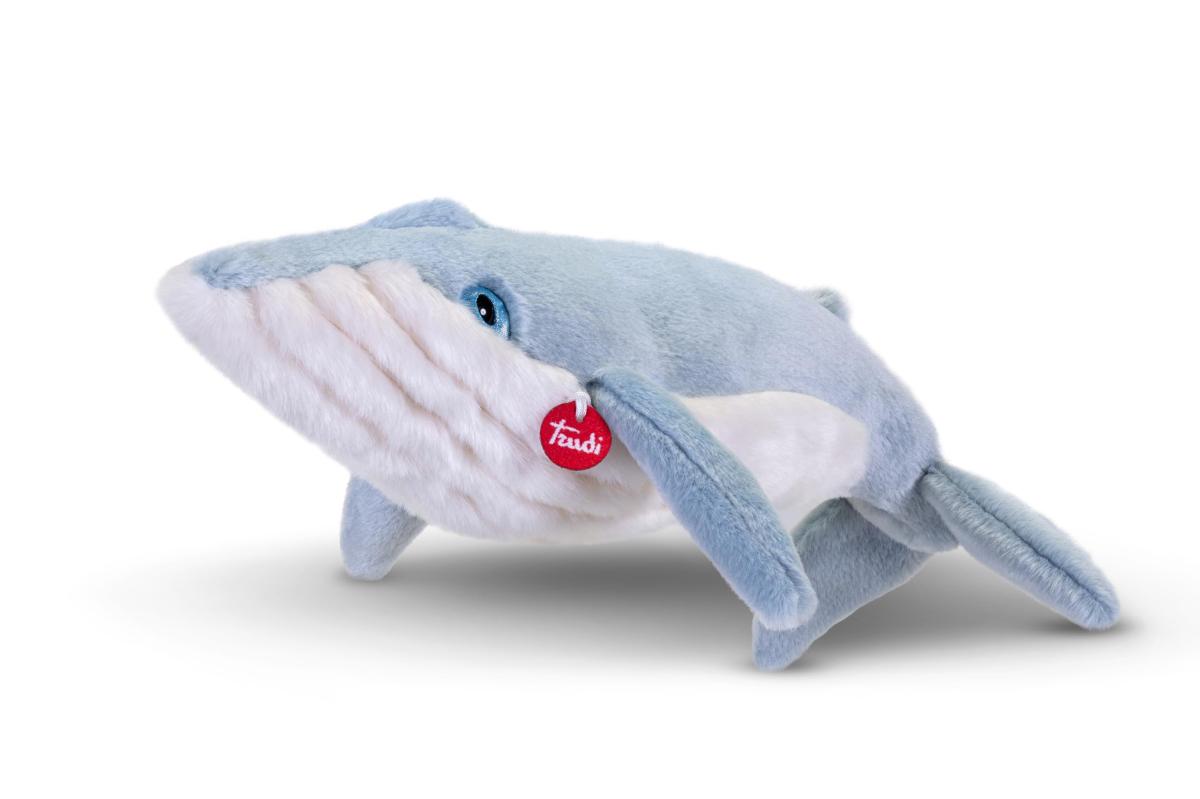 trudi - Peluche baleine bleu