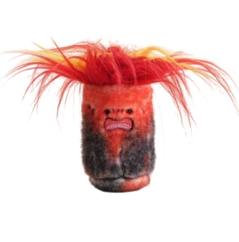 Porte clef Peluche - Barbecue - Charbon 10 cm