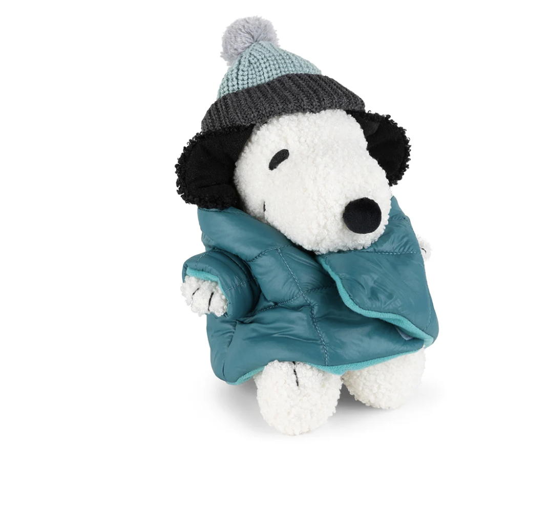 Peluche Snoopy avec sa doudoune - 20cm