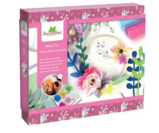 Lovely box - GM decoration et fleurs en papier