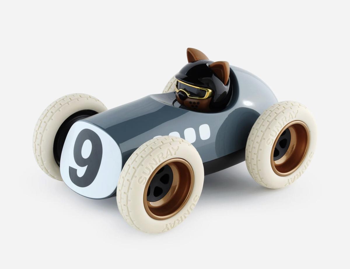Playforever Voiture Egg Karlos - Scrambler Gris
