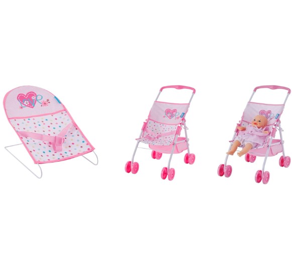 Jouet - Coffret poupée Love Heart Travel N Care