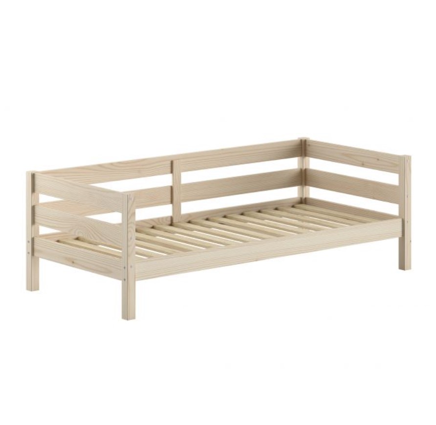 Lit capitaine Margrit 90 x 200 cm finition pin laiteux (93)