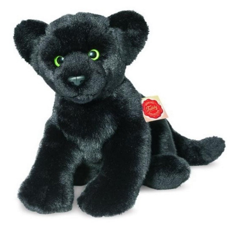 Peluche Petit panthere allongé 30 cm