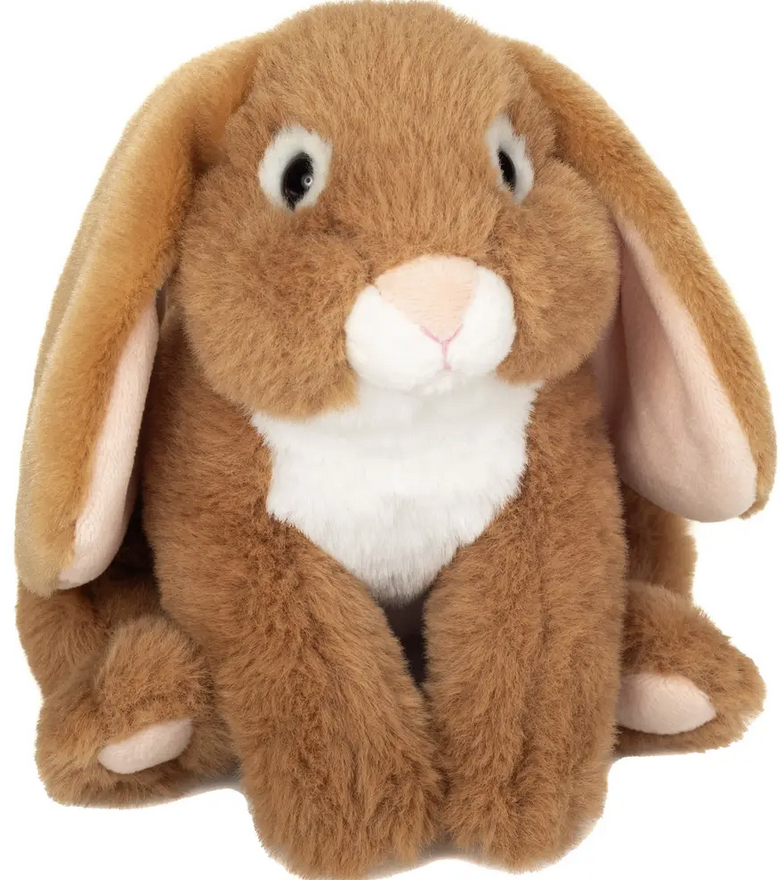Peluche lapin nougat de 19 cm