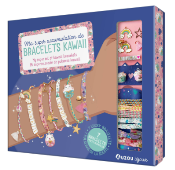 Ma boite a bijoux - Ma super accumulation de bracelets kawaii