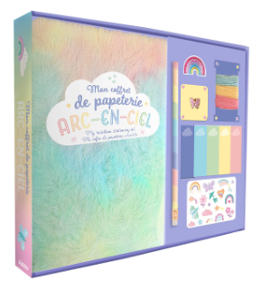 Ma papeterie creative arc-en-ciel