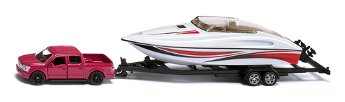 Siku Ford F150 avec bateau sportif
