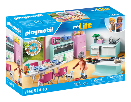 71608 Playmobil Cuisine avec ilôt central