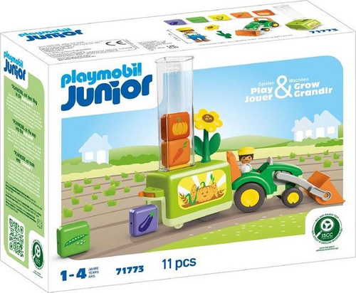 71773 Playmobil JUNIOR : Tracteur avec planteuse