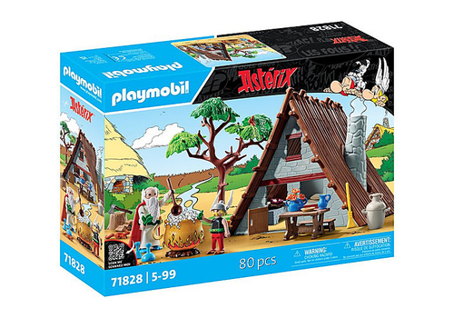 71828 Playmobil Astérix : Hutte d'Astérix avec Panoramix