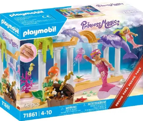 71861 Playmobil Trésor des sirènes avec des dauphins