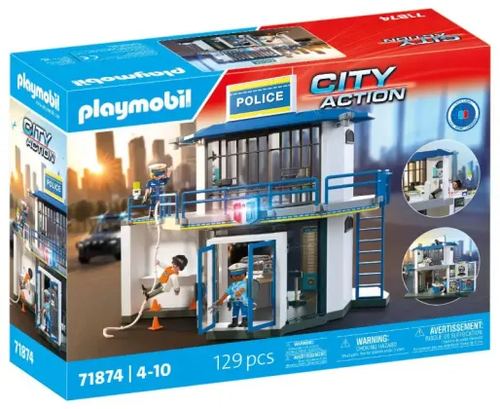 71874 Playmobil Poste de police avec salle de recherches