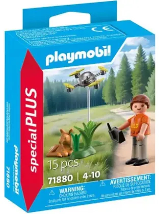 71880 Playmobil Sauvetage d'un faon par un drone