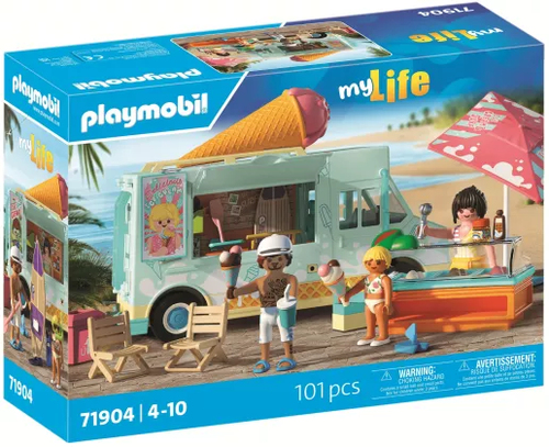 71904 Playmobil Camion vendeur de glaces & 3 personnages