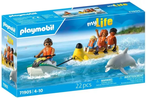 71905 Playmobil Jet ski, banane tractée & 4 personnages