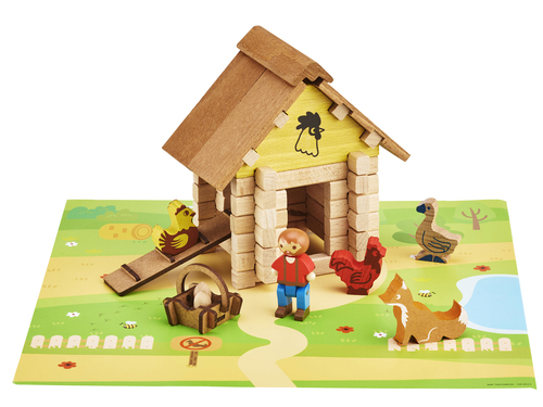JEUJURA - Ma ferme en bois - 60 pcs