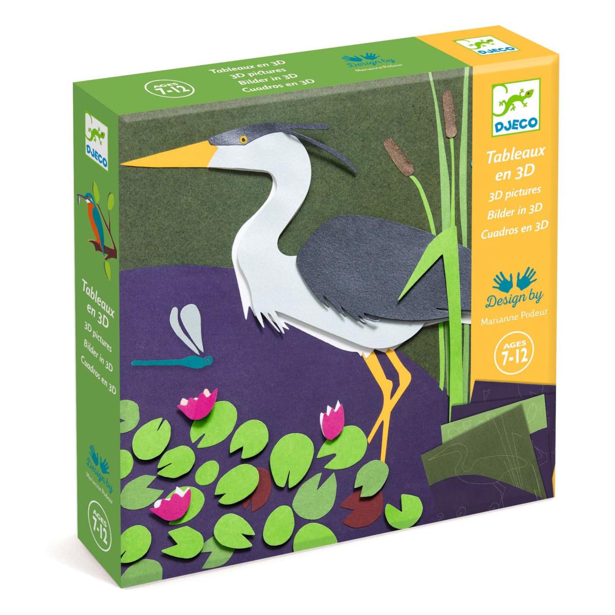 Tableau 3D - Au bord de l'eau