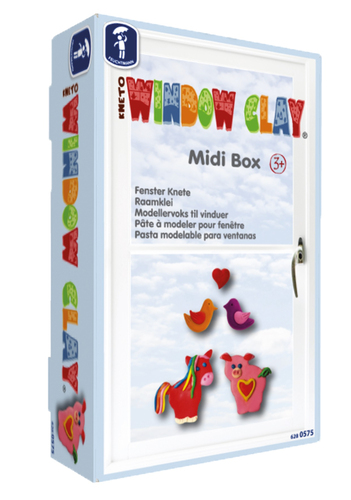 Window clay - pate a modeler pour decoration de fenetre