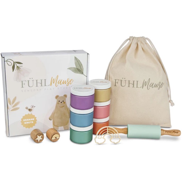 Pate a modeler naturel - set couleurs pastel