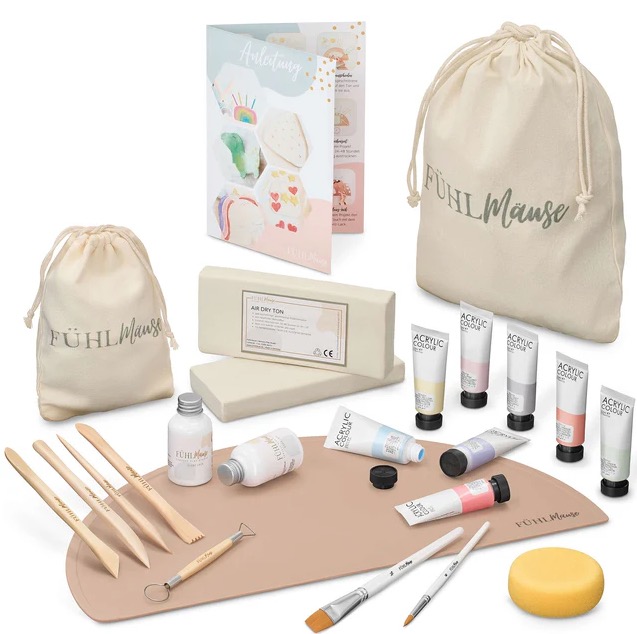 Coffret poterie pate a modeler sechage naturel