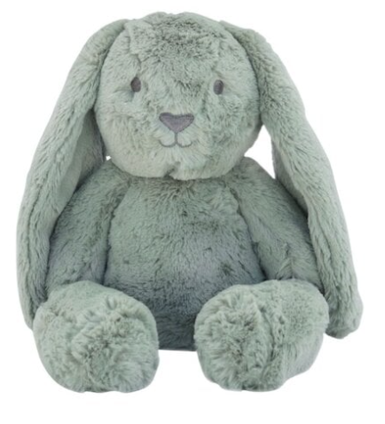 Peluche ultra douce lapin 40 cm - Sauge