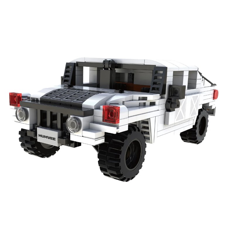 CaDA Humvee 1:24 blanc Bricks