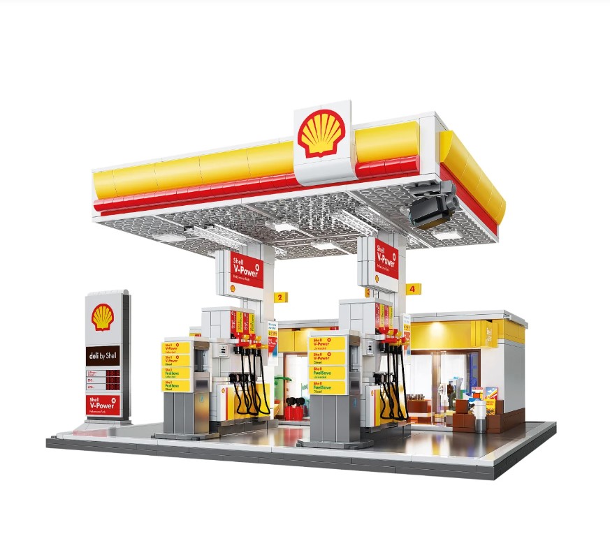 CaDA Station Shell avec boutique et lavage Bricks