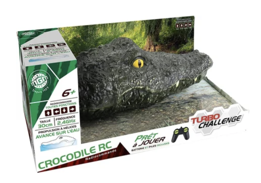 Tete de crocodile radiocommandee