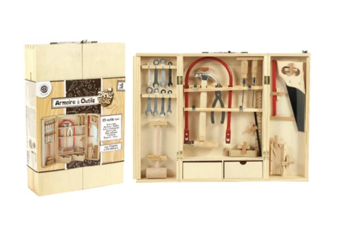 Armoire a outils en bois certifie