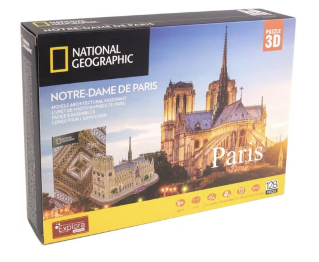 Maquette 3D National Geographic - Notre-Dame