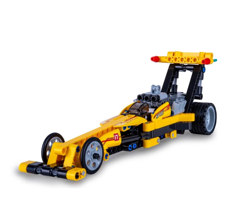 CaDA Drag Racing jaune Bricks
