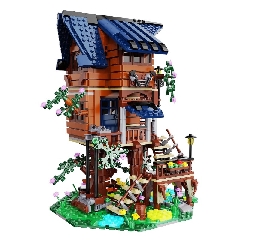 CaDA Maison dans l'arbre 4 saisons Bricks