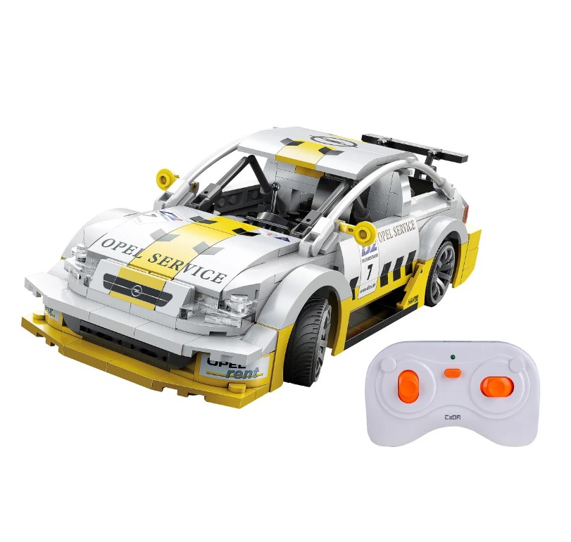 CaDA Opel Astra V8 Coupé 1:20 blanc 2,4GHz Bricks