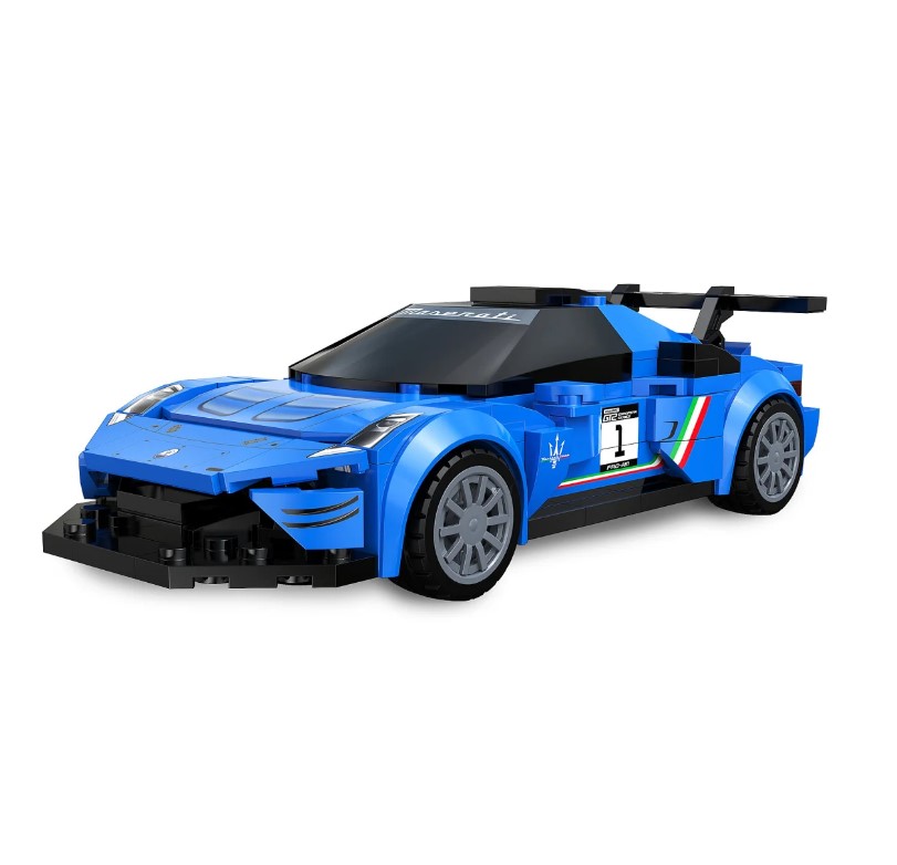 CaDA Maserati GT2 1:24 bleu Bricks