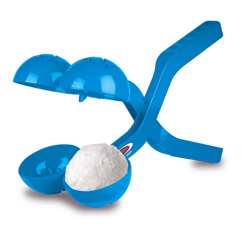 Jouet neige Boule à neige Duo 38 cm bleu