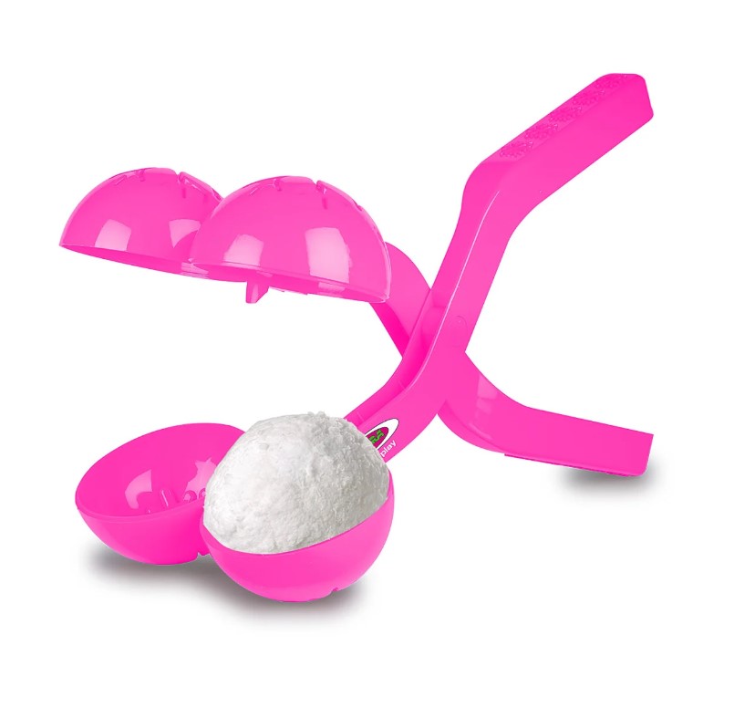 Jouet neige Boule à neige Duo 38 cm rose