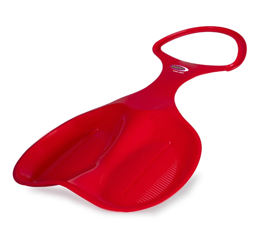 Luge pour enfant neige rouge