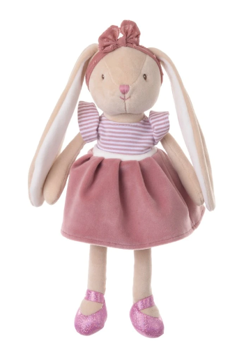 Bunny Sisters 30 cm Robe Mauve