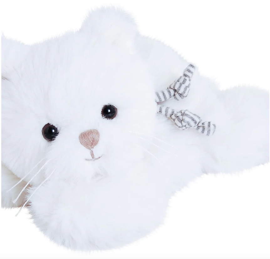 Cosy cats blanc/argent - 18cm
