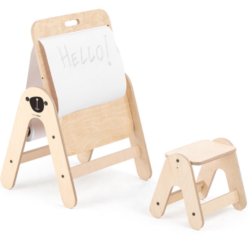 Tableau d'activités bois ours naturel