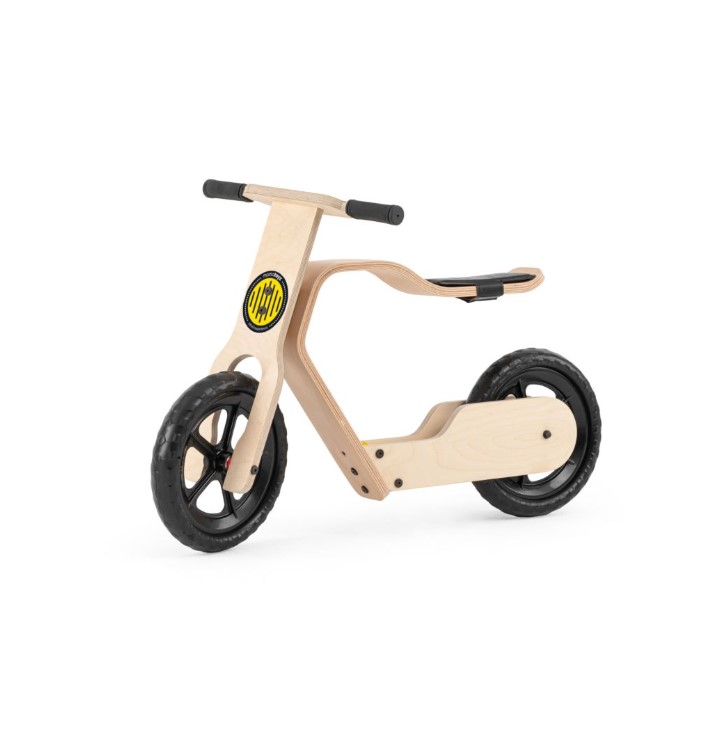 Vélo d'équilibre en bois - naturel