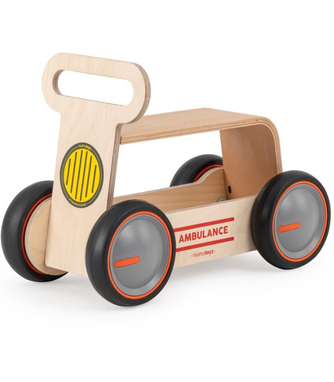 Porteur en bois mod. ambulance