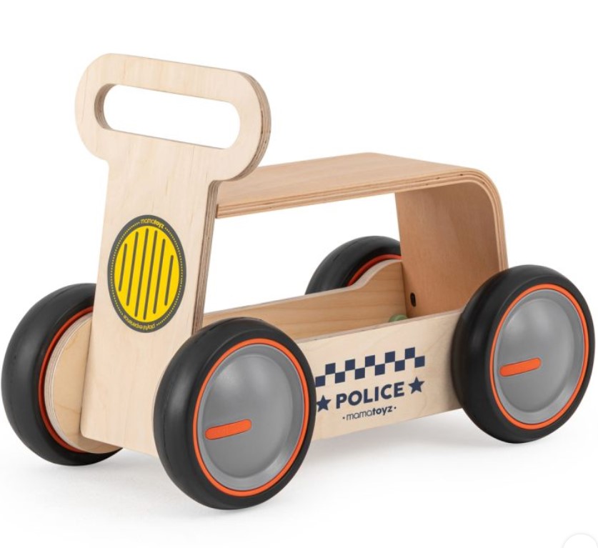 Porteur en bois police naturel