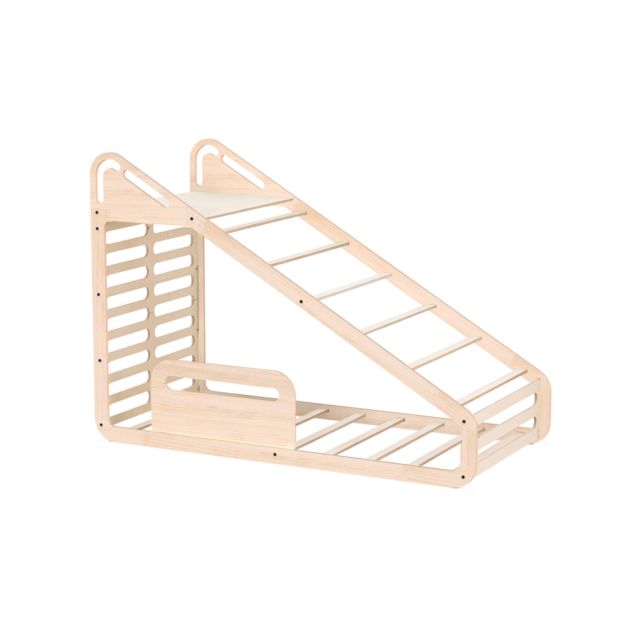 Lit avec structure Montessori naturel