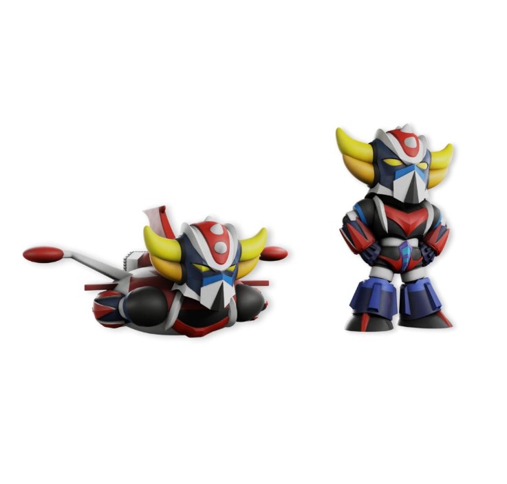 Goldorak Duo Figurines Spacer et Goldorak Debout