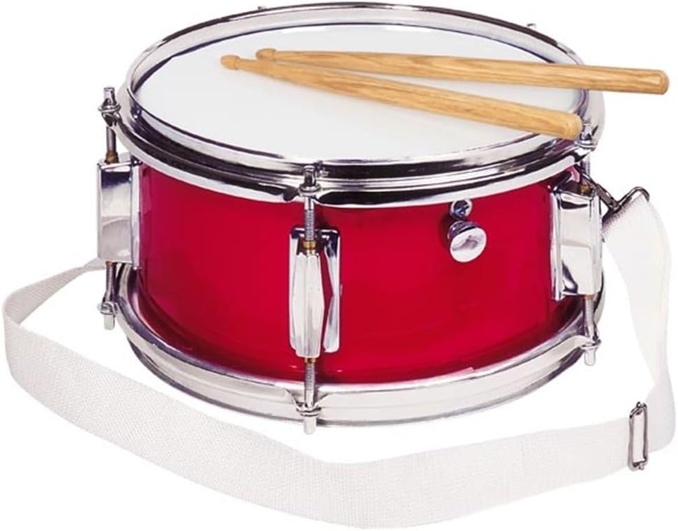 Tambour rouge avec molette de réglage